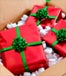 Presents in shipping box