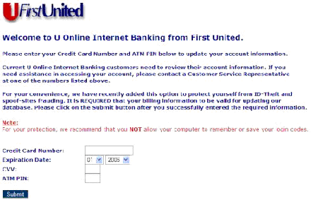 Fake Web site