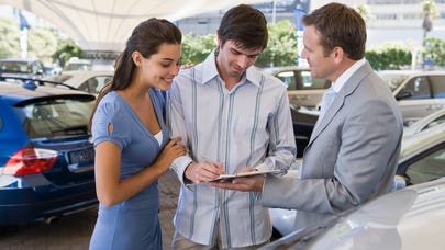 How does co-signing a car affect credit?