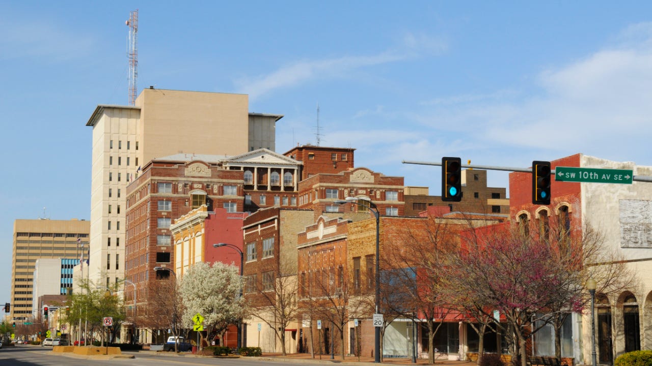 Topeka, Kansas, downtown view