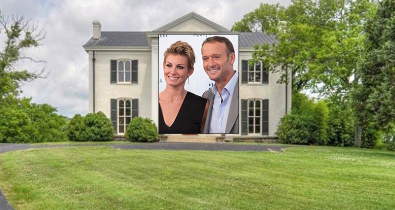 Tim McGraw and Faith Hill | Noam Galai/WireImage/Getty Images; House: Realtor.com