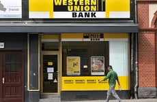 Exterior of a Western Union store | ullstein bild/Getty Images