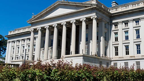 US Treasury building © Konstantin L/Shutterstock.com