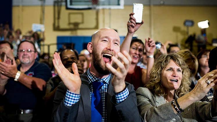 Crowd clapping during convention | The Washington Post/Getty Images