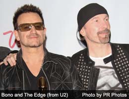 Bono and The Edge (from U2)