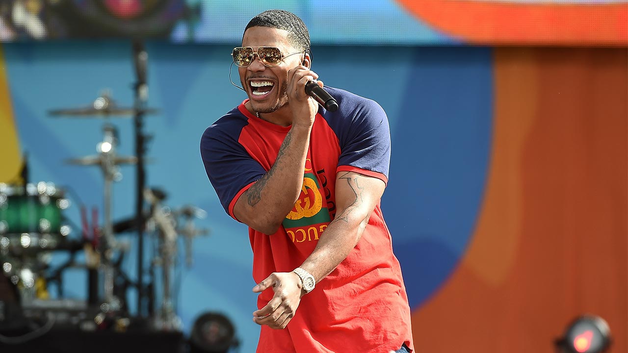 Nelly singing on Good Morning America