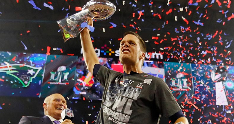 Tom Brady after Super Bowl LI | Kevin C. Cox/Getty Images