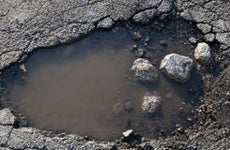 Claim car repair costs due to a pothole?
