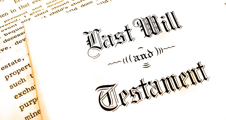 Last will and testament © Lane V. Erickson/Shutterstock.com