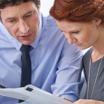 Going over papework together © iStock