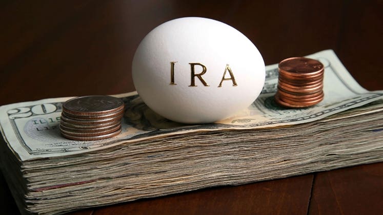 IRA egg on money © iStock