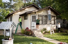 family home improvement painting house
