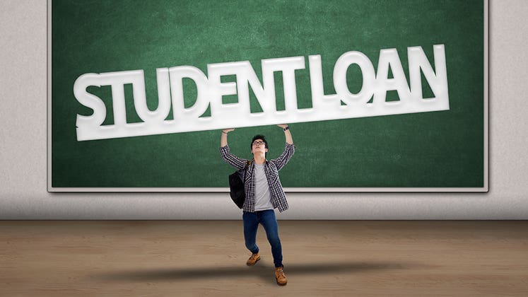 Student loan debt © Creativa/Shutterstock.com