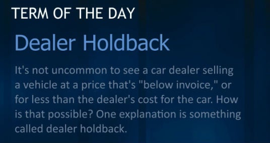 dealer holdback