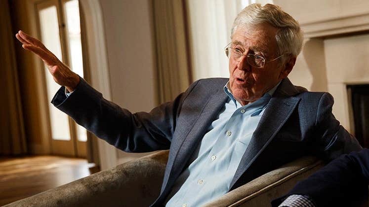 Charles Koch | The Washington Post/Getty Images