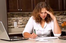 Woman concerned over debts © iStock