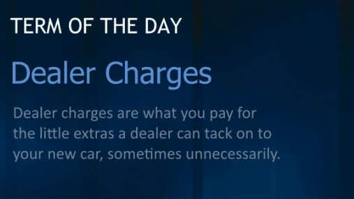 dealer charges