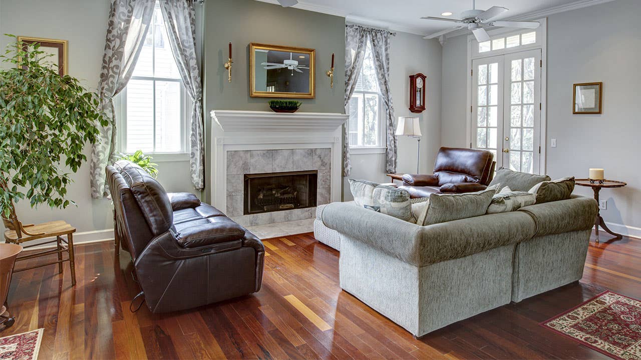 gray formal livingroom