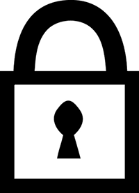 Enhanced Check Security Features Padlock Icon