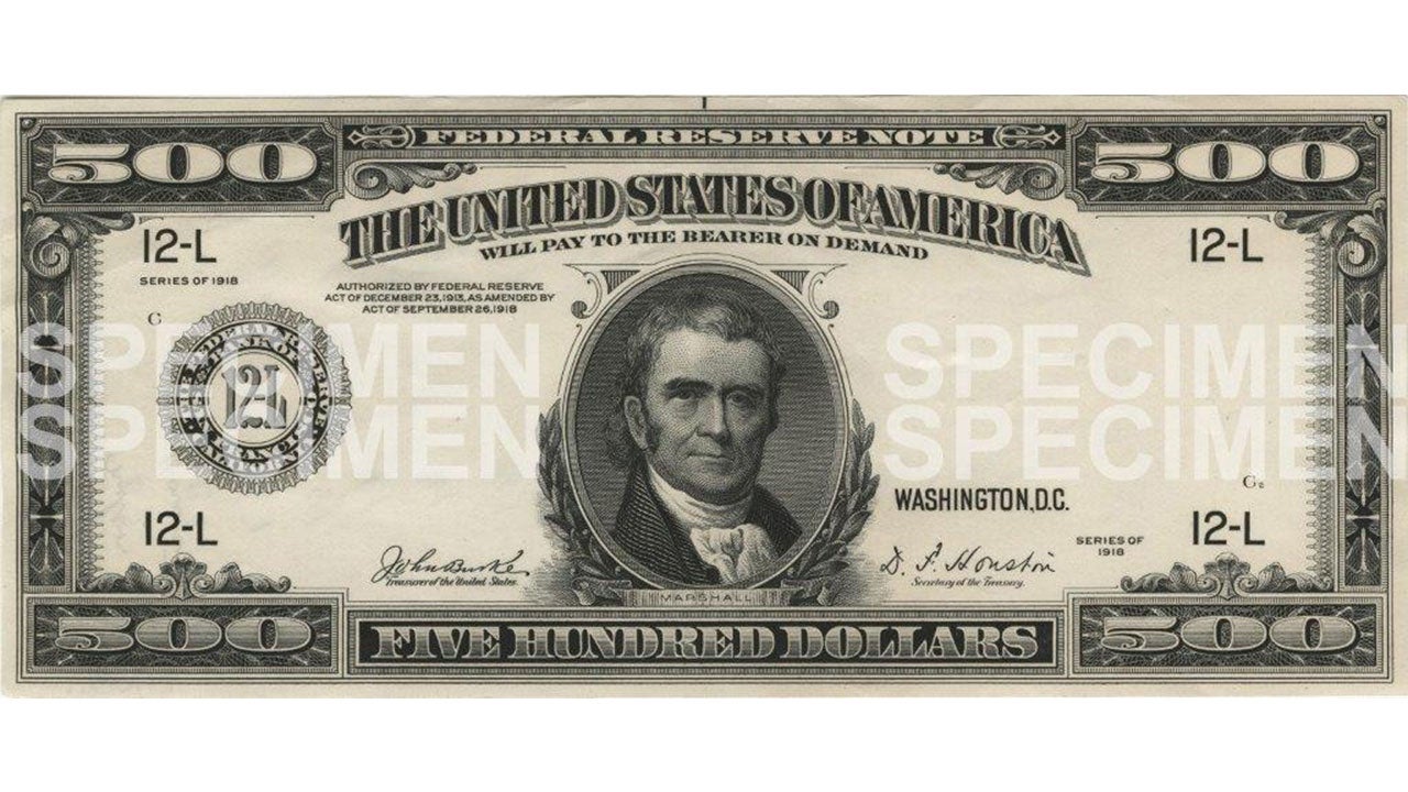 The Last U.S. $1000 Bill