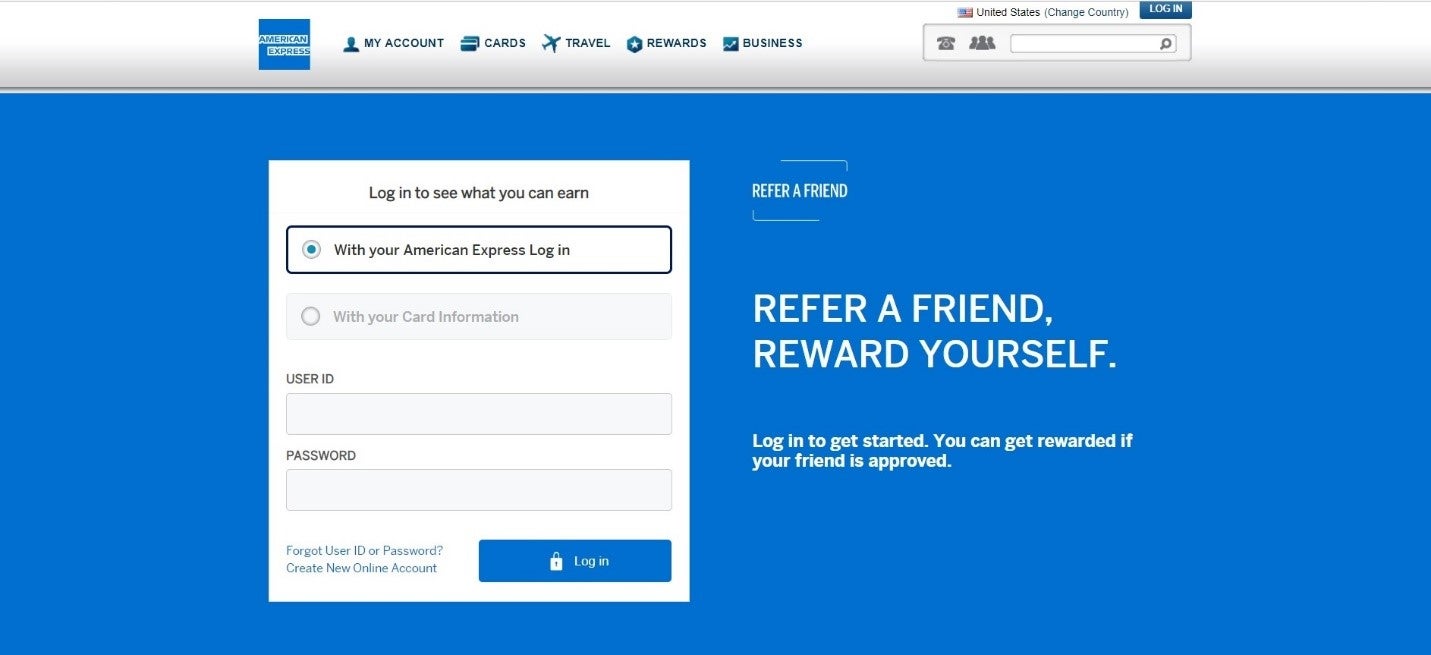 American Express offers referral bonuses on several popular credit cards
