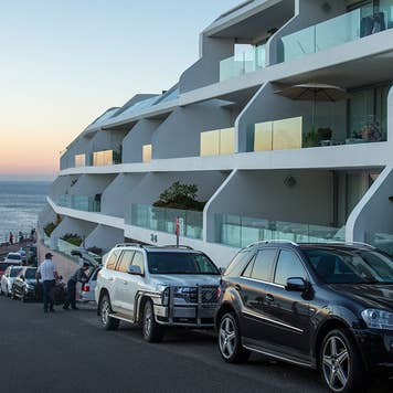 Condo timeshares along the ocean