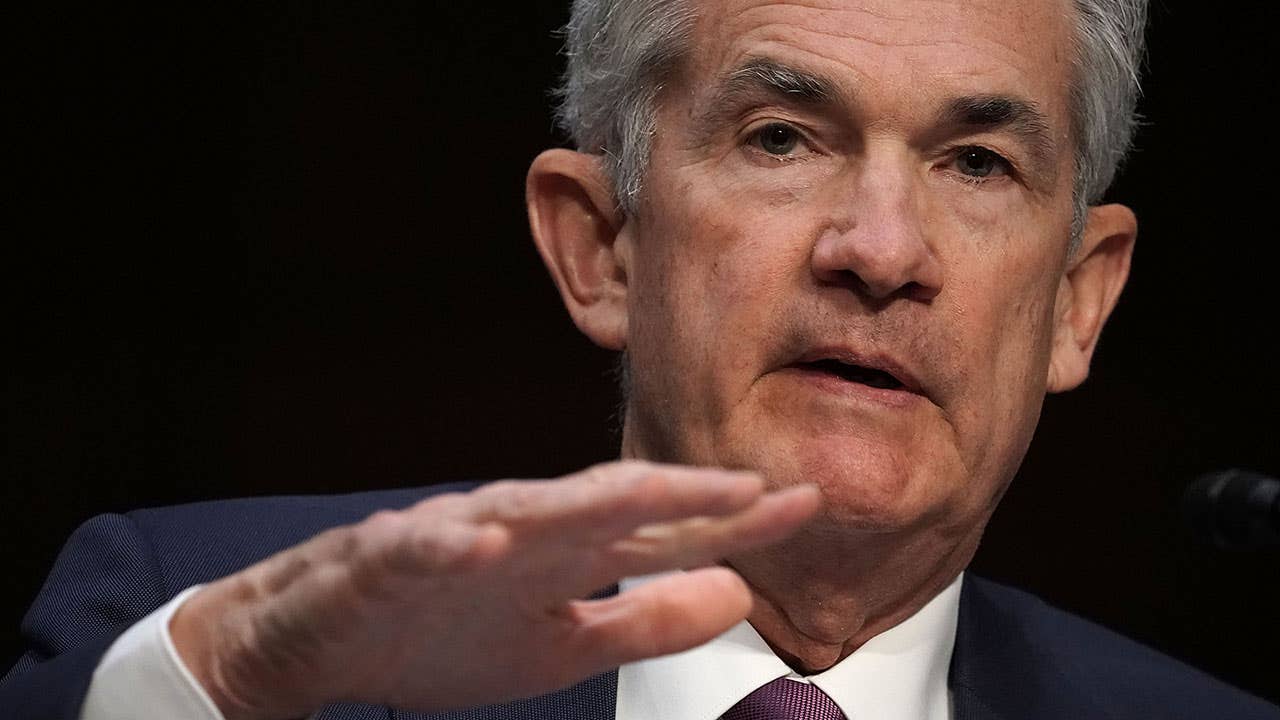 Federal Reserve chair Jerome Powell in chambers