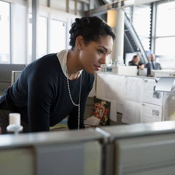 Business women working in office