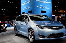 Chrysler Pacifica at auto show