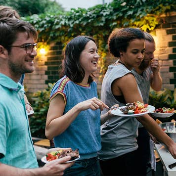 Millennials at a dinner party