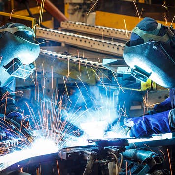 Welders at work