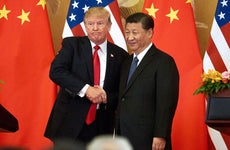 Donald Trump and President Xi