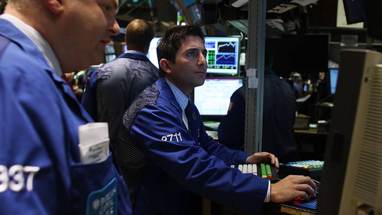 Stock brokers on the New York Stock Exchange