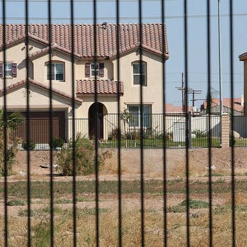 Gated housing development