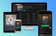 Spotify app on desktops and tablets