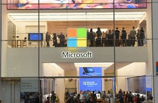 Microsoft storefront in New York