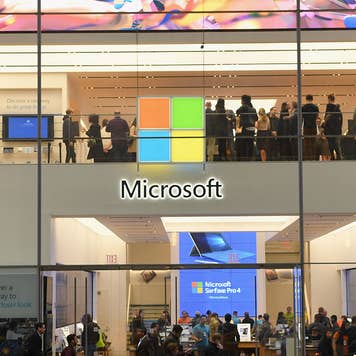 Microsoft storefront in New York