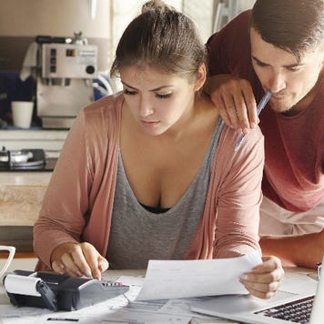 A couple figures out how to deal with their taxes