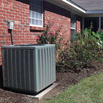 HVAC outside home