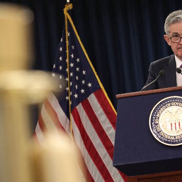 Fed Chairman Jerome Powell speaks at press conference