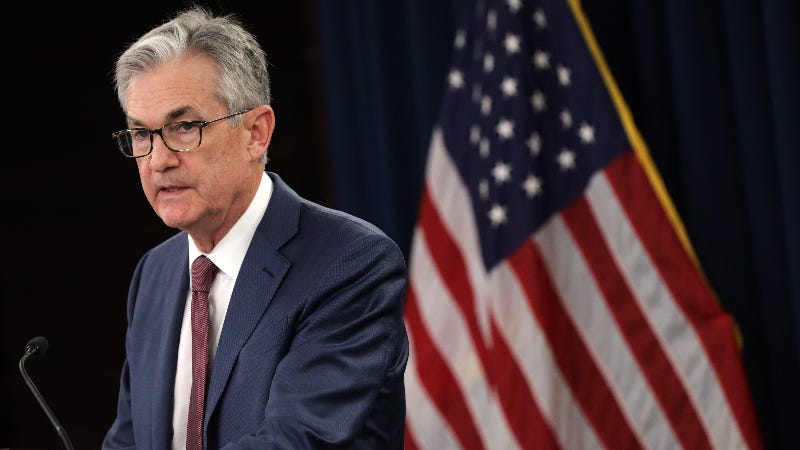 Federal Reserve Chairman Jerome Powell speaks at press conference