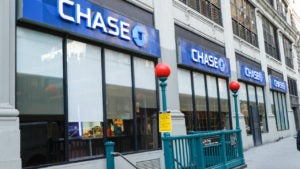 A Chase Bank branch in New York City.