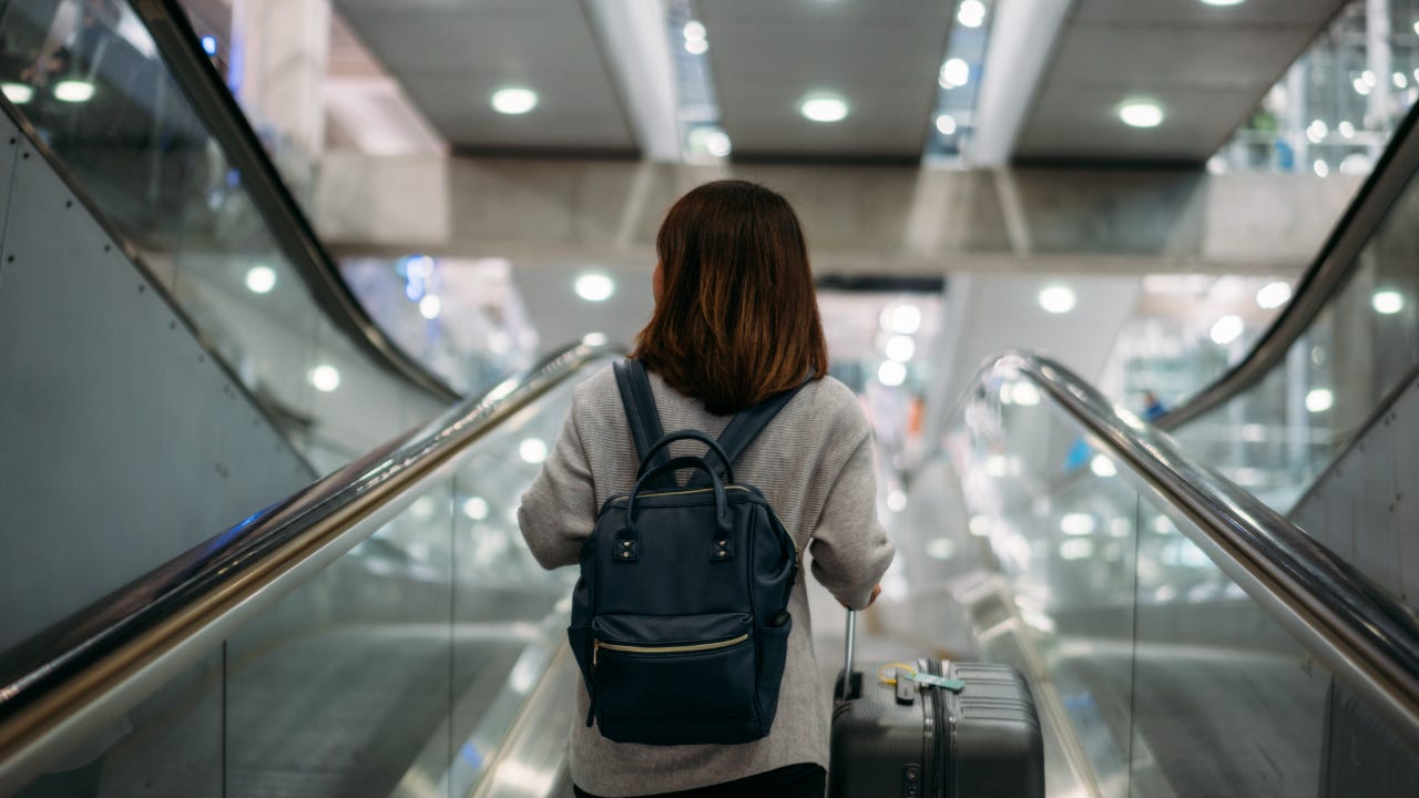 Person in airport