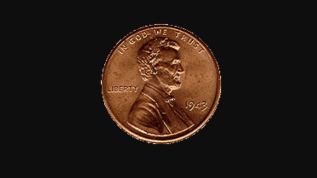 1943 Lincoln copper penny