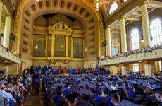 Graduation at Yale law school.