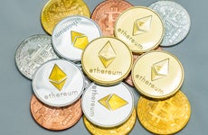 A picture of various cryptocurrencies