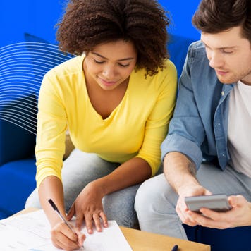 A couple budgets together.