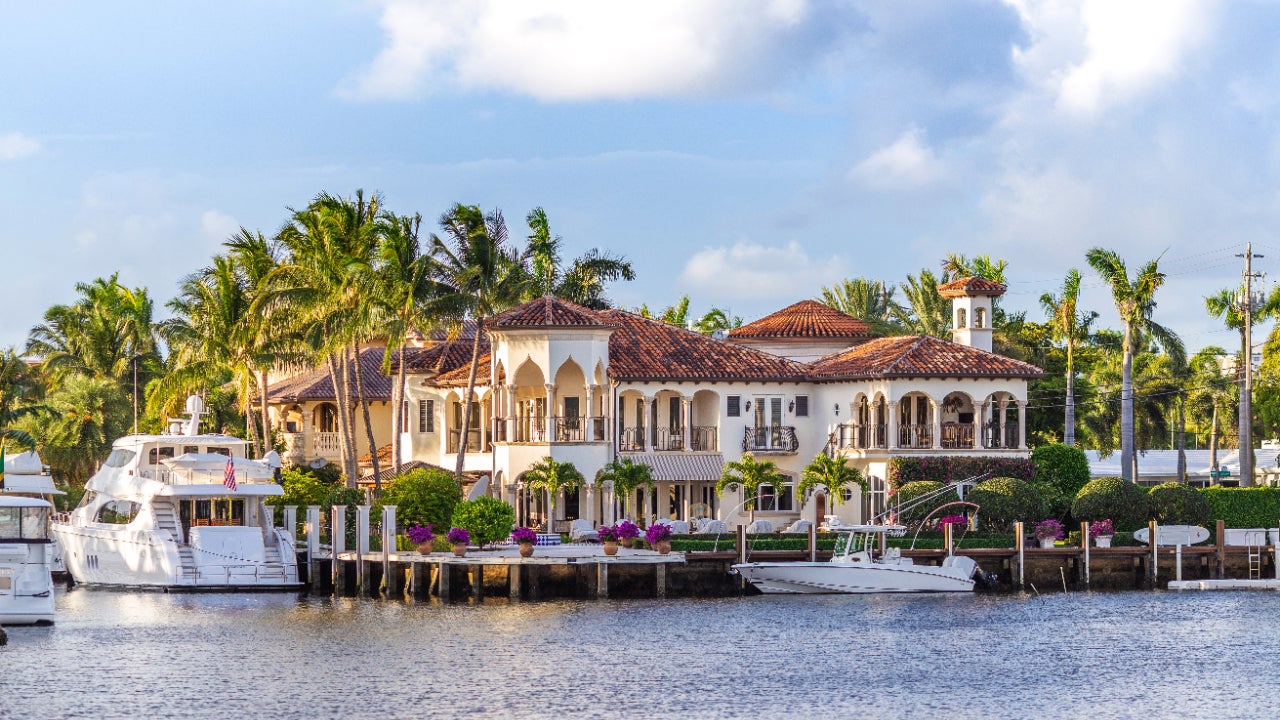 A waterfront mansion in Fort Lauderdale