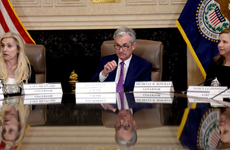 Federal Reserve Chair Jerome Powell, Governor Lael Brainard and Governor Michelle Bowman attend a "Fed Listens" event
