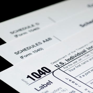 A photo of IRS Form 1040